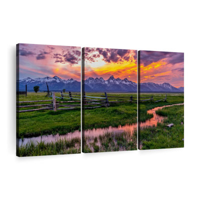 «Grand Teton Radiance», 3 pièces