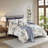 Zennia 7 Piece Seersucker Floral Comforter Set with Throw Blanket-318326967-318326966