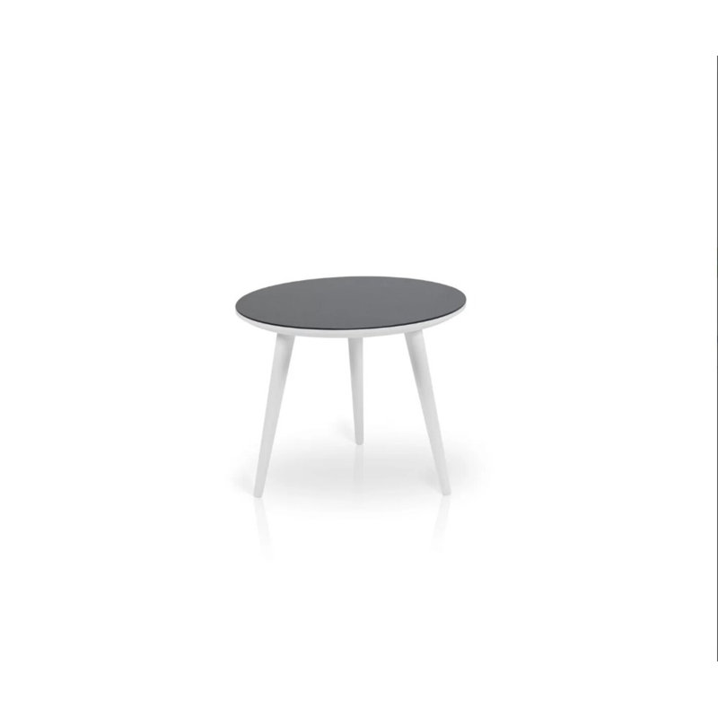 Pena Glass Top End Table