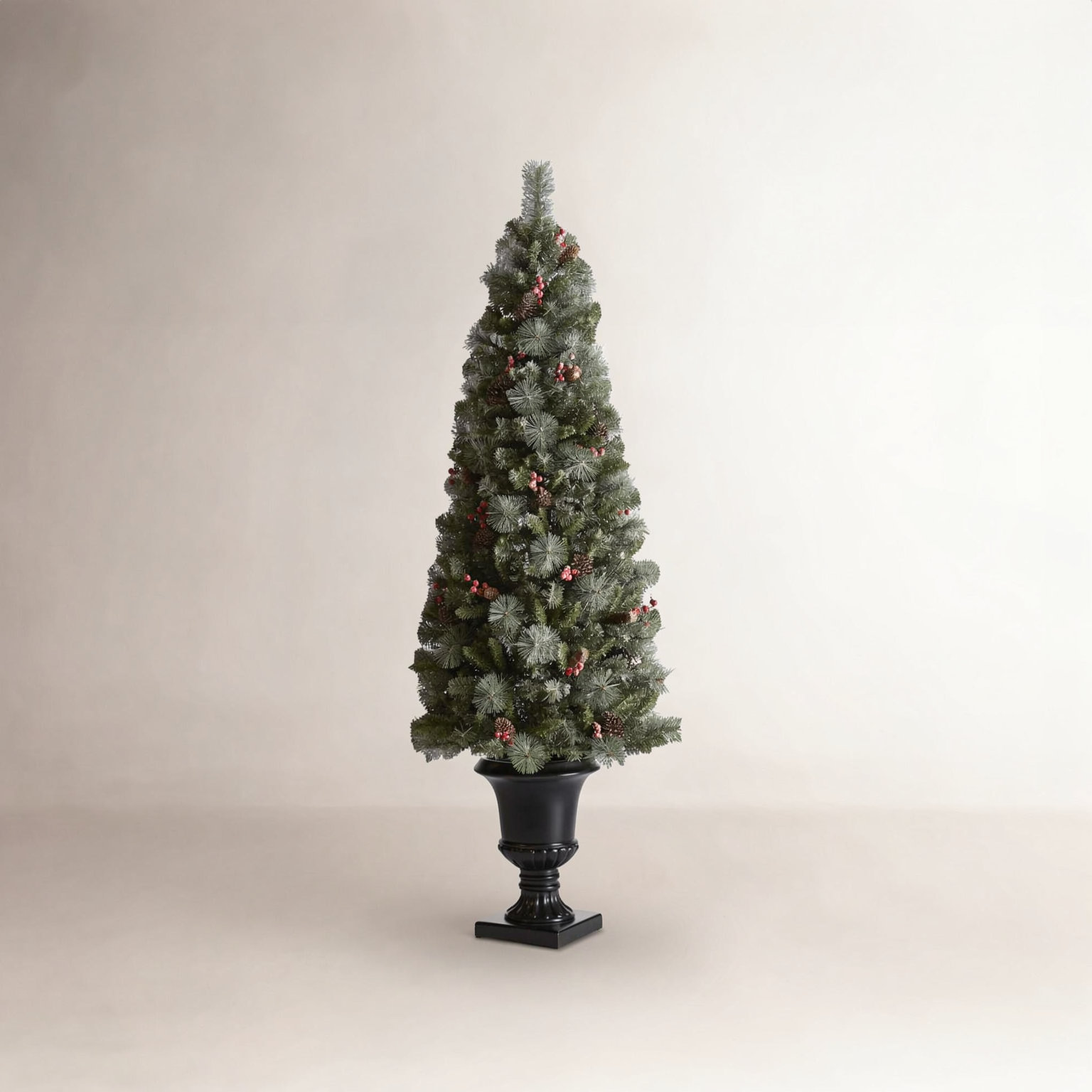 Heyden White 6' Pre-Lit Cypress Christmas Tree, 6'