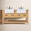 Ensemble de meuble-lavabo double 60 po Pelaghia-57367818