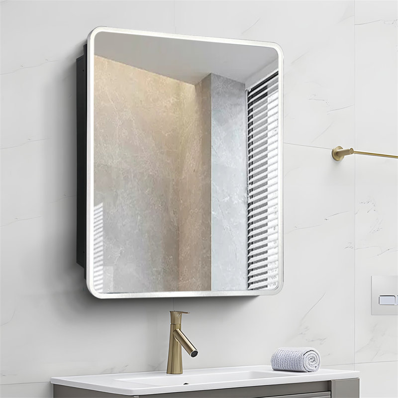 Armoire à pharmacie pour salle de bain, H 30 po x l 24 po x P 4,9 po