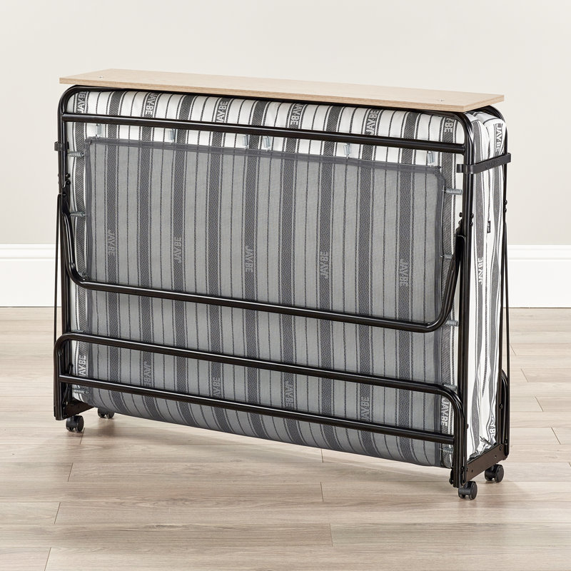 Jay-Be Supreme Automatic Folding Bed with Rebound e-Fibre Mattress, Small Double (4')