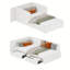 Lit de jour simple avec tiroirs de rangement, cadre de canapé d'angle rembourré en velours avec garde-corps et tête de lit allongée pour la chambre à coucher, beige