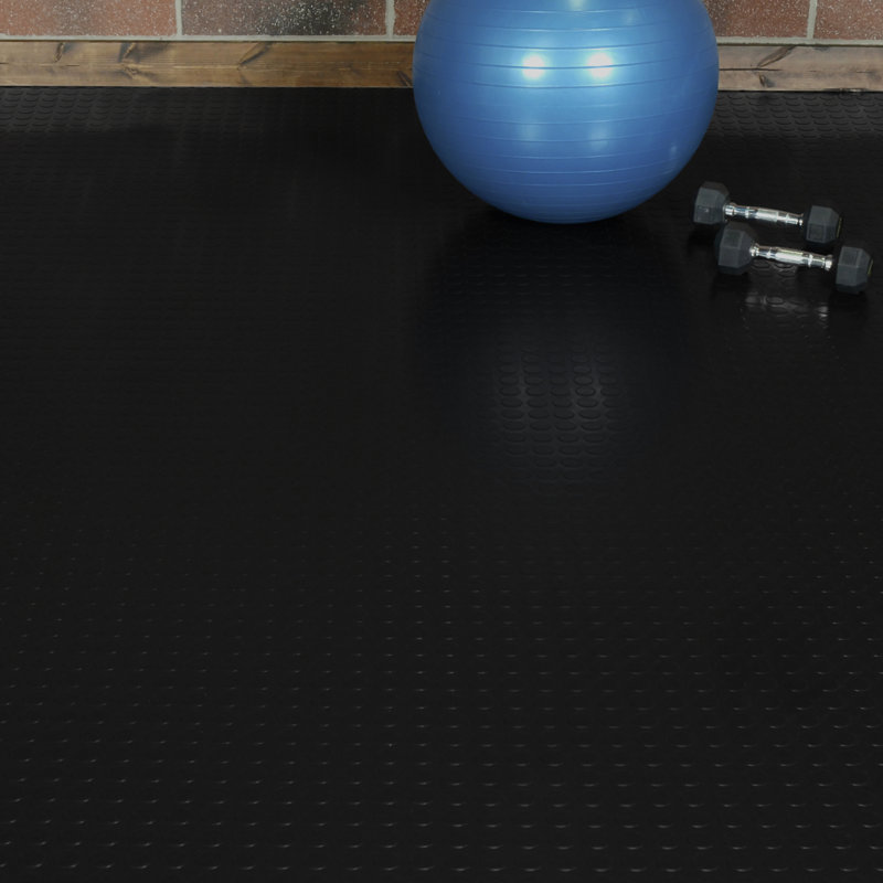 Rouleau de plancher de garage G-Floor, 5 pi x 10 pi, Nuit noire