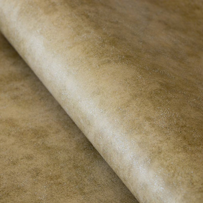 Urban Classics Collection Portobello Abstract Texture Metallic Shimmer Wallpaper Roll, Gold
