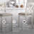 Janeria Upholstered Counter Stool with Solid Wood Frame