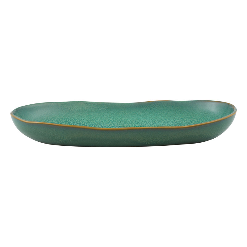 Gemstone Jade Stoneware Platter