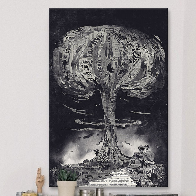 " End " by Mathiole, 26" H x 18" W x 1.5" D, Canvas