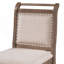 Ensemble de table de salle à manger à hauteur de comptoir en bois 3 pièces avec 2 chaises rembourrées pour petite place-1509186695-1509186692