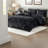 Luxury Velvet Bedding Sets, Polyester Black, Modern Bedroom Style