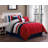 Luxury Bedding Collection Modern & Contemporary Polyester Striped Comforter-953526311-1016011276