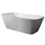 67.75'' x 31.25'' Freestanding Soaking Resin Bathtub