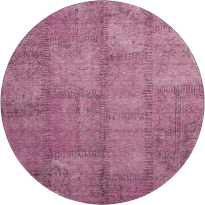 Premium Machine Washable Prisco Blush Rug