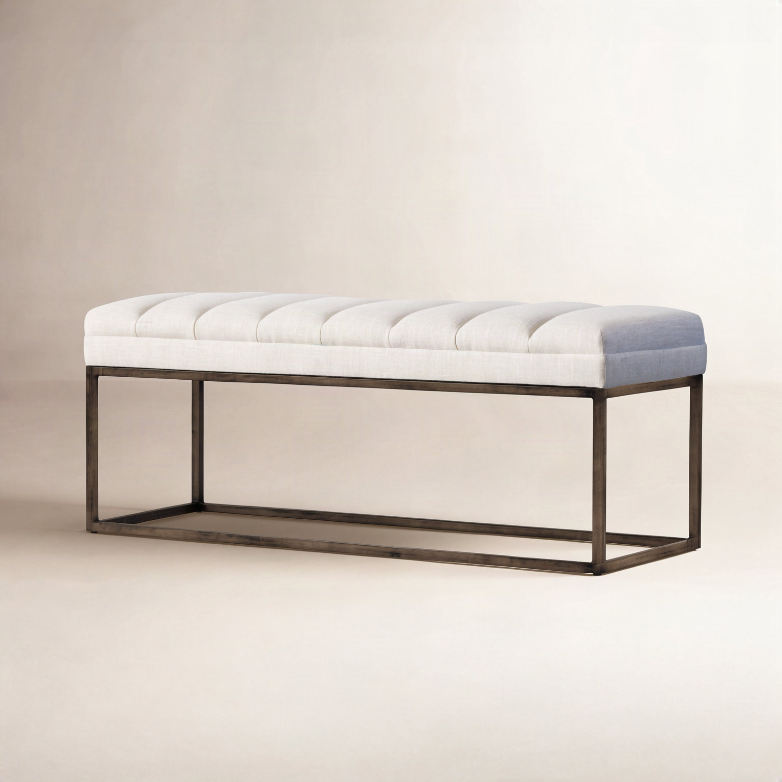 Colston 48" Linen Bedroom Bench
