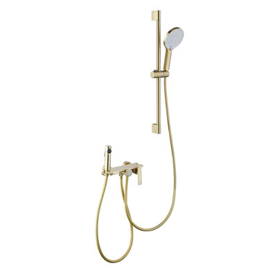 Wall Mounted Tub Spout with Handshower and Gun Spray