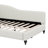 L-Shaped Linen Daybed, With Solid Wood Legs-2119773447-2119773445