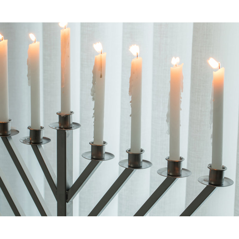 Menorah for Synagogue, H 35,5 po x l 8,25 po x P 25 po