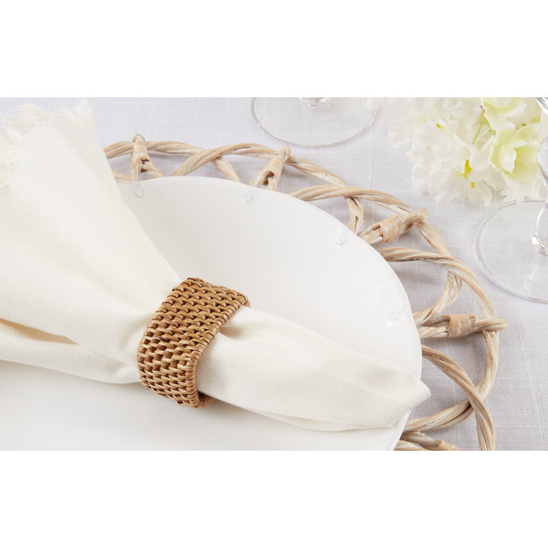 Napkin Ring Set, Caramel