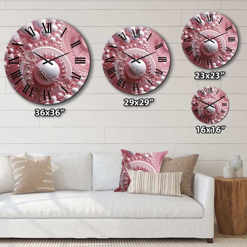 Horloge murale Alien Fractal Space, Petit