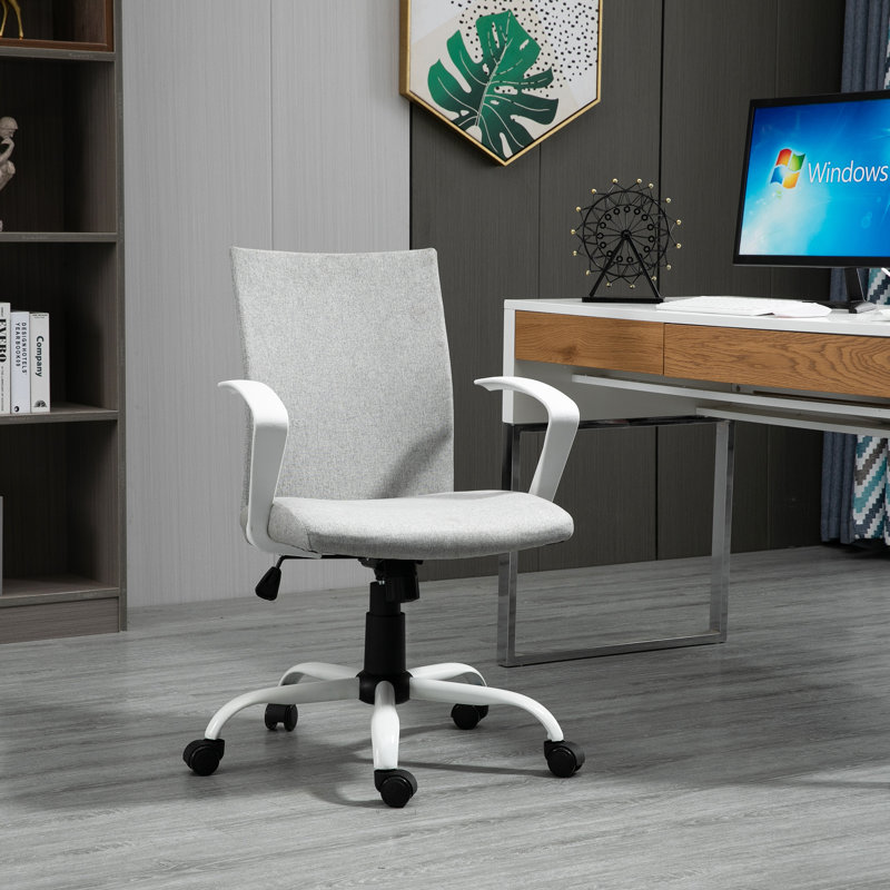 Linen Task Chair, Gray