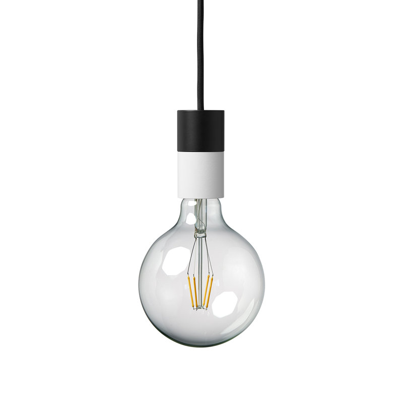 Kaelyn 1 - Light Single Pendant, Black/White