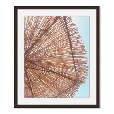 Antonio "Rosy Straw Umbrella" Print