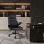 Inbox Zero Faux Fur Executive Chair