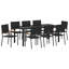 9 Piece Garden Dining Set Poly Rattan-1887602008