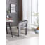 Ensemble confortable de chaises d'appoint rembourrées en velours pour divers espaces-1672024913