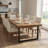 Solid Wood Tabletop, Rectangular Dining Table