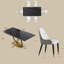 Ensemble de table de salle à manger moderne 7 pièces Zagan-883488169-959767344-975128226