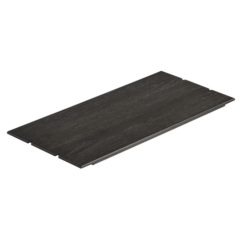 Cinderwood Notched Rectangular Riser Shelf, 0.5" H x 11" W x 32" D