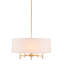 Lustre tambour 5 lumières blanc-933262516
