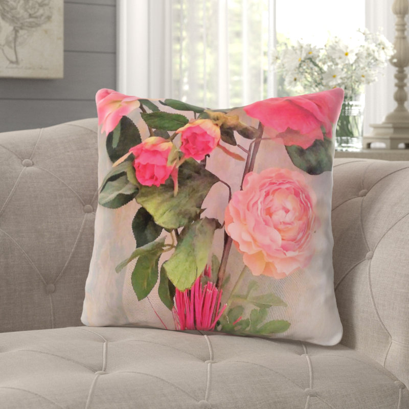 Coussin décoratif Veans, Microsuède, Intérieur