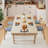 78.74'' Farmhouse Rectangular Dining Table With Drawer-547040978