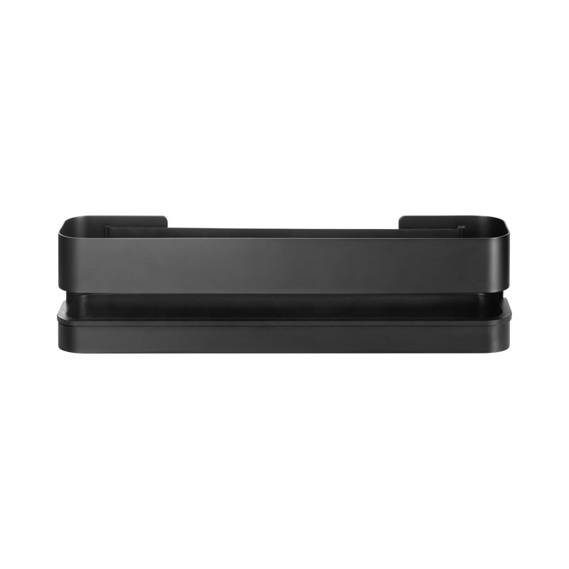 Tablette de douche NEXIO, H 3,3465 po x l 13,3858 po x P 4,7244 po, Noir