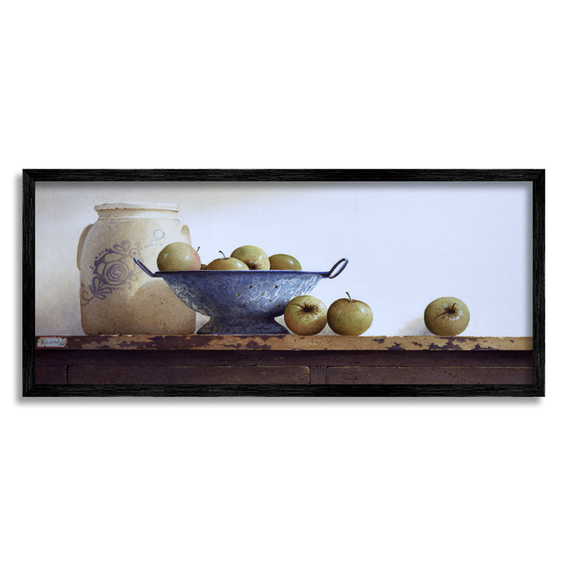 «Country Fruit Still Life», estampe numérique encadrée par Ray Hendershot, H 13 po x l 30 po x P 1,5 po
