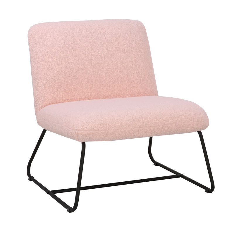 Fauteuil de chambre de 26,57 po de large Alcides, Rose
