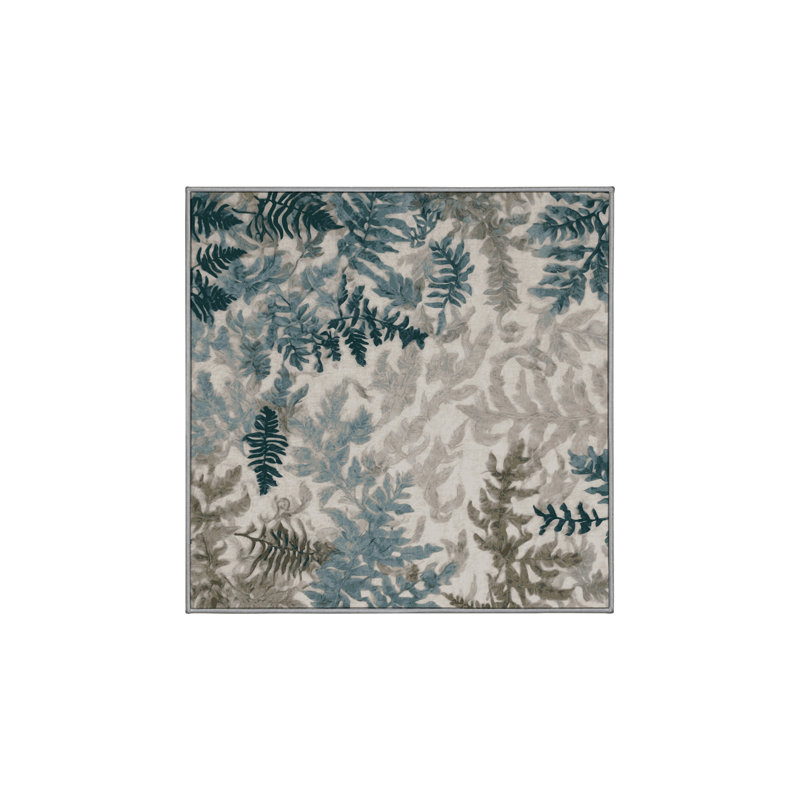 Tapis gris soyeux et moelleux, Rectangle 2 pi x 3 pi