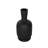Alric Textured Terracotta Vase - Matte Black Decorative Vase for Living Room, Console Table & Shelf Décor