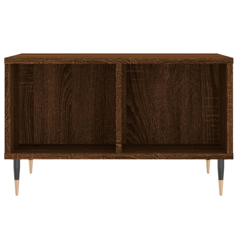 Miria Coffee Table with Storage, Brown Oak