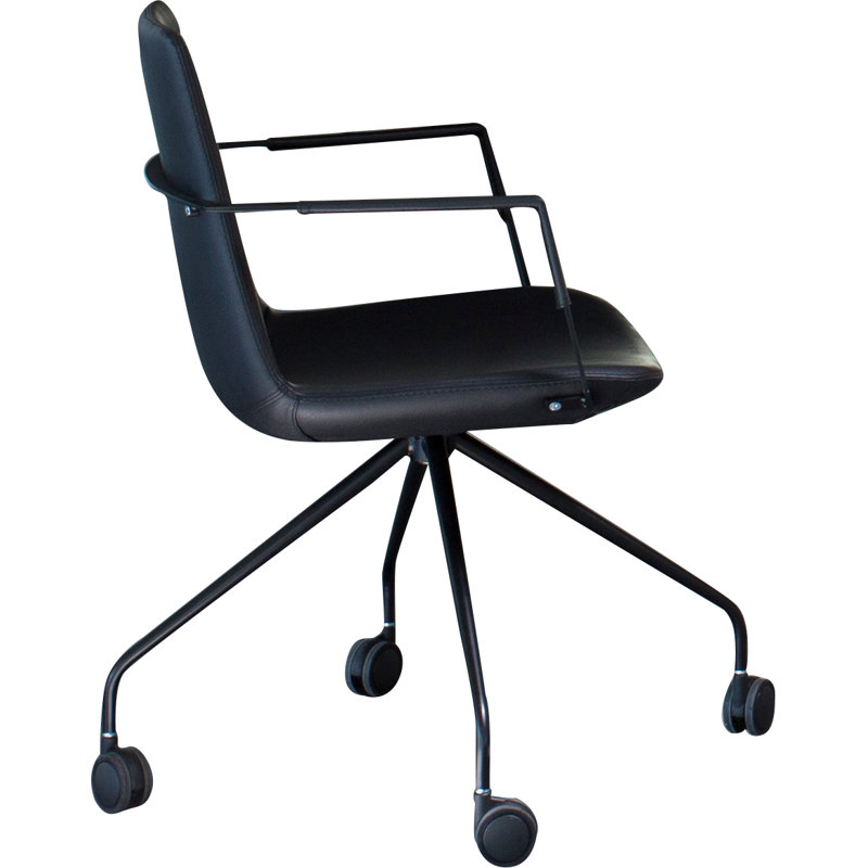 Chaise de travail Pera, Noir