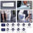 Smart Bidet Toilet Built-in Foam Shield,Splash Proof, Fast Air Drying,Built-in Tank, Auto Open/Close,Warm Wash,Auto Flush,Foot Kick Flush & Close Lid