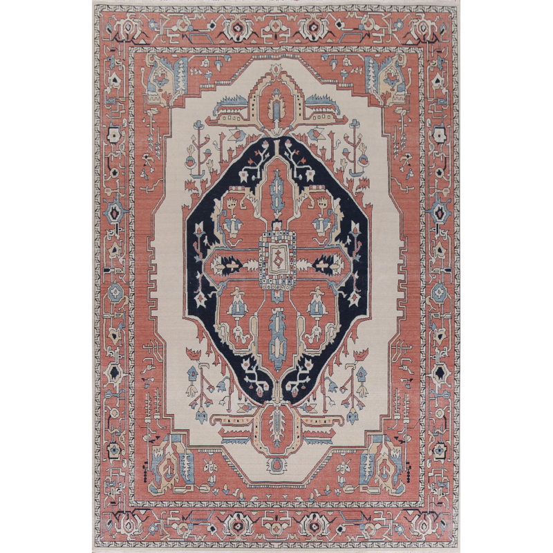 Tapis géométrique turc 9 x 12