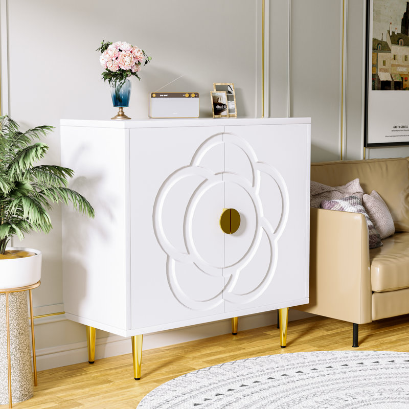 Tardif Accent Cabinet, White