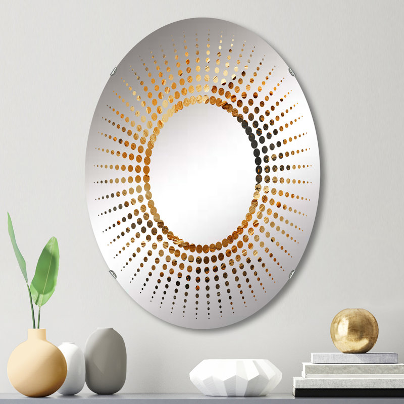 Golden Golden Surge I - Miroir décoratif Starburst MIR106040 O, L 20 po x H 30 po