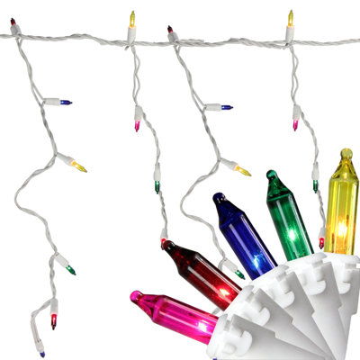 50-Count Mini Icicle Christmas Light