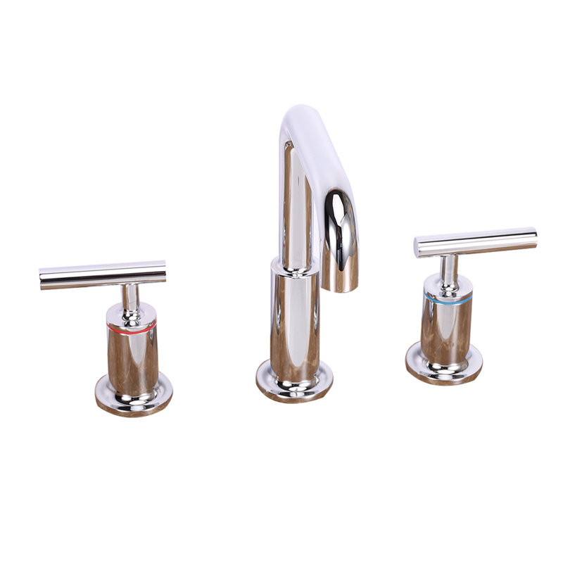 Widespread Bathroom Faucet, Chrome