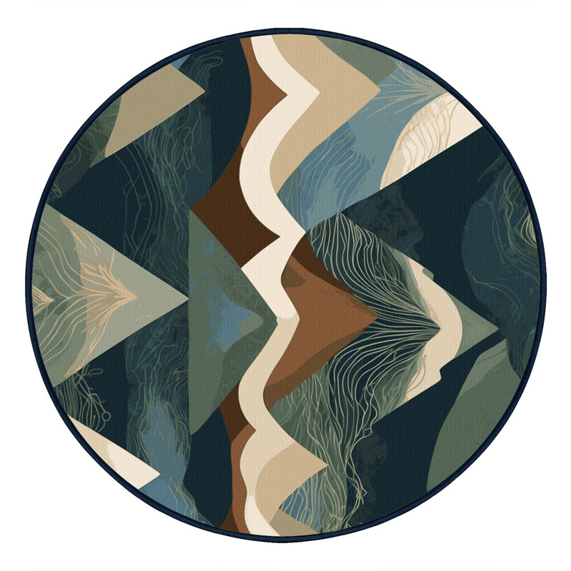 Luminous Dreams Rug, Round 6'
